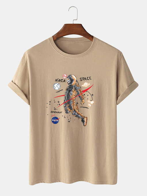 Cartoon Astronaut T-Shirt TPKJ3