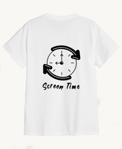 black Sreen time T-Shirt TPKJ3