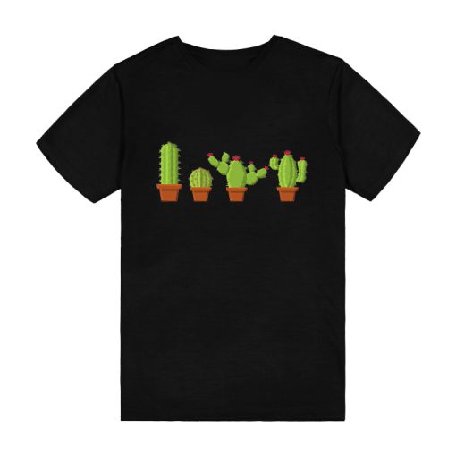 Cactus Pattern T-Shirt TPKJ3