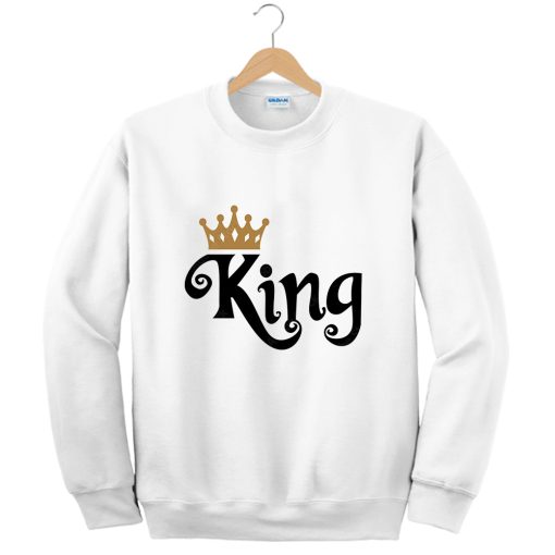 King n Queen Couple Sweatshirt TPKJ3