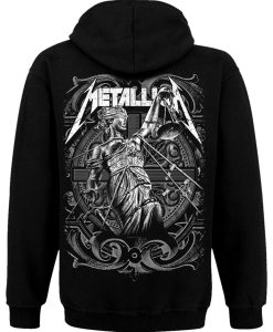 Metallica And Justice For All Hoodie Back