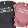 Management I'm Manager T-Shirt Couple SD