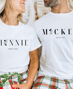 Minnie Mickey Matching Couple T-Shirt SD