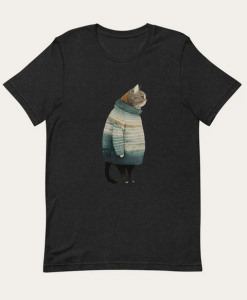 Fat Gray Cat T-shirt SD