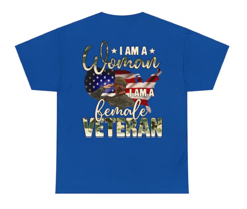 Female Veteran T-shirt SD