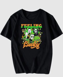 Horror Feeling Lucky St Patrick's Day T-shirt SD