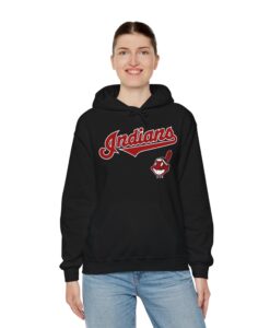 Cleveland Indians Black Hoodie SD