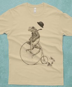 Frog on Bike T-shirt SD