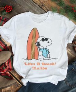 Snoopy Life's A beach malibu T-shirt SD