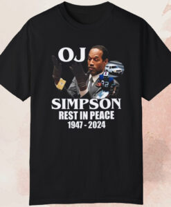 RIP O. J. Simpson 1947-2024 T Shirt SD