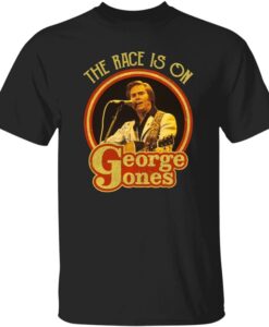 The Race is On George Jones Country Music T-Shirt SD