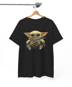 Baby Yoda Hug Flute t shirt SD