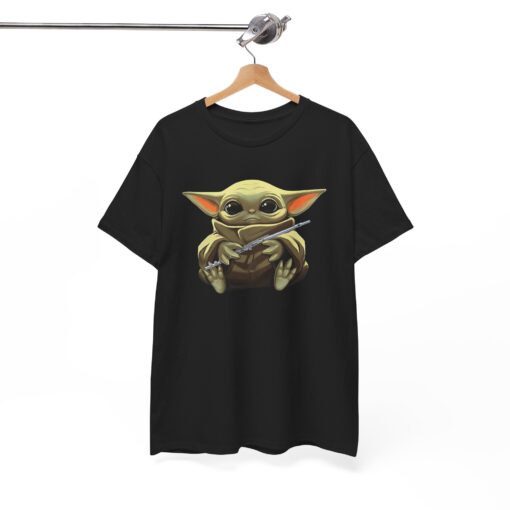 Baby Yoda Hug Flute t shirt SD